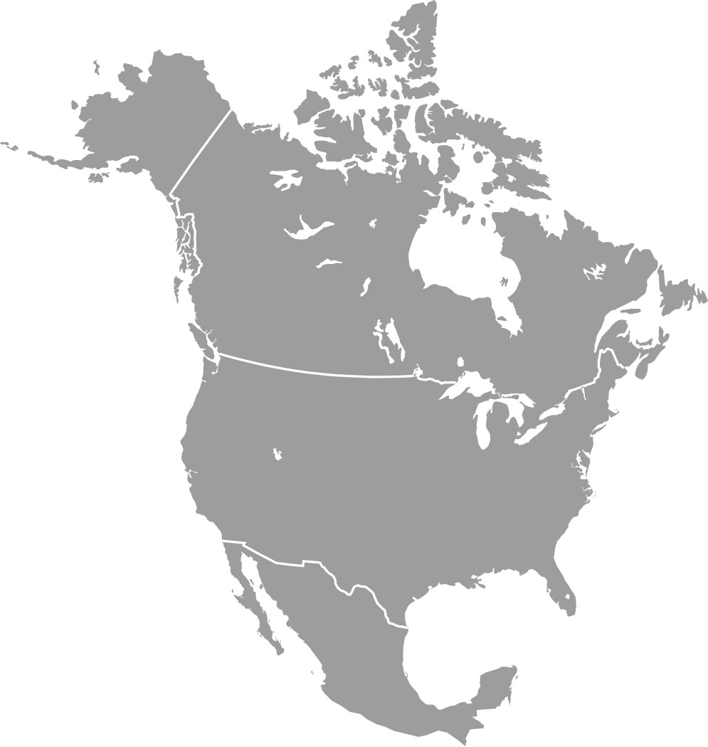 Schock Group: Dünya çapında aktif, Amerika haritası